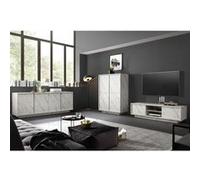 Ensemble Salon Aspect Marbre Blanc - PIRALIA - ALTOBUY Blanc G