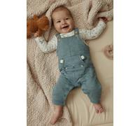 Ensemble salopette bébé en coton matelassé et t-shirt rêverie bleu 6M(67CM)