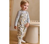 Ensemble salopette bébé en molleton et t-shirt boavista ecru 18M(81CM)