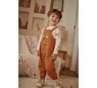 Petit Béguin - Ensemble salopette bébé en molleton et t-shirt Constellation