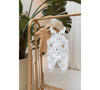Ensemble Salopette Bébé Et T-shirt Mini Rêve Ecru 6M(67CM)