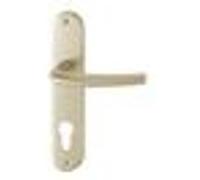 Ensemble San Diego grand model type clé I pour cylindre européen finition F2 alu aspect champagne - HOPPE - 3559791 Noir G