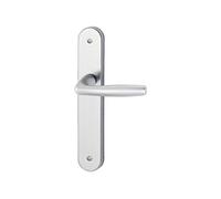 Poignée de porte intérieure - San diego - Hoppe Et Cie - Gris argent - Bec de cane - 165 mm