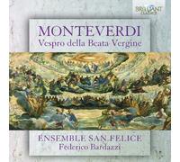 ENSEMBLE SAN FELICE - VESPRO DELLA BEATA VERGINE 2 CD NEUF MONTEVERDI,CLAUDIO