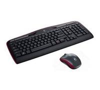 Ensemble sans fil Logitech MK330 - Ensemble clavier et souris - sans fil - 2.4 GHz - QWERTY - Nordique - noir Noir G