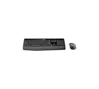 Ensemble sans fil Logitech MK345 - Ensemble clavier et souris - sans fil - 2.4 GHz - International US - noir, bleu