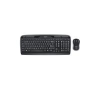 Logitech – Combo Clavier et Souris MK330 Sans fil pour Windows – QWERTZ allemand – Noir