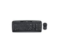 Logitech – Combo Clavier et Souris MK330 Sans fil pour Windows – QWERTZ allemand – Noir