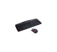 Ensemble sans fil MK330 - Ensemble clavier et souris - sans fil - 2.4 GHz - QWERTY - Nordique - noir