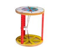 Ensemble scientifique de voiture rotatif pratique pour les jeunes innovateurs, parfait pour les activités familiales et les projets scolaires, jouet éducatif de construction