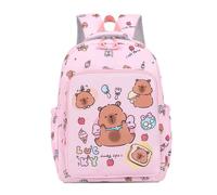 Ensemble Scolaire Capybara pour - Sac à Dos avec Imprimé Animal, Boîte à Lunch Isotherme Trousse à Crayons - Idéal pour la Rentrée, Les Sorties l’Utilisation Quotidienne Ask Cha