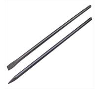 Ensemble SDS Max, burin plat et burin pointu de 1 pouce, outil de retrait de carrelage