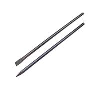 Ensemble SDS Max de 24 Pouces, Burin Plat et Burin Pointu de 1 Pouce, Outil de Retrait de Carrelage pour Perceuse à Percussion SDS-Max.