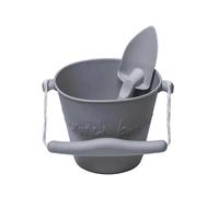 Ensemble Seau Et Pelle - Jouet De Jardin Et De Plage Souple Et Coloré Cool Grey TU