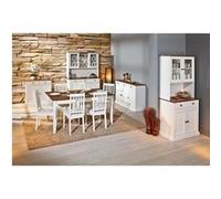 SOCOA - Ensemble Séjour Complet avec Table 160cm - Altobuy Blanc