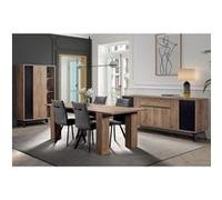 Ensemble Séjour Complet avec Table Allongeable 180-230cm - CARSON - ALTOBUY Marron G