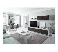 Ensemble sejour effet industriel vielli - blanc artic