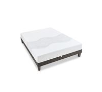 - Ensemble SENSITIVE 90x190 cm - Matelas Mémoire de forme + Sommier Bois
