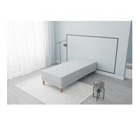 Ensemble Senso Sommier + Matelas 90x200 cm | Hauteur 17cm | Mousse Polyuréthane| Tissu 100% polyester | 4 Pieds | Confort équilibré