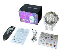 Ensemble Sensoriel Astronaute LED avec Timer et Remote - Veilleuse Projection Étoilé pour Sommeil Relaxant Autismes TDAH Format