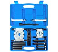 Ensemble séparateur et extracteur de roulements d'une capacité de 5 tonnes, kit de révision de roulements de pignon de roue 14 pièces, kit d'outils séparateurs de roulements robustes avec mâchoires