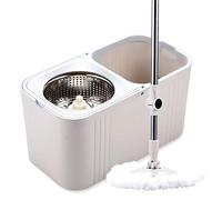 Ensemble serpillère et seau avec fonction rotative pour un nettoyage facile et un fonctionnement mains libres