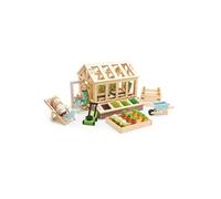 Ensemble Serre et Jardin en bois