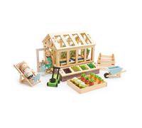 Ensemble Serre et Jardin en bois Beige G