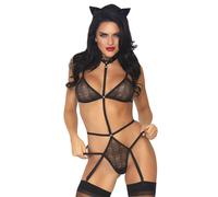 Lingerie Sexy Femme Ensemble Sex Kitten - LEG AVENUE
