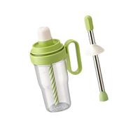 Ensemble shaker à boisson portable pour fruits et liquides, convient pour le voyage, la salle de sport et la cuisine, shaker fermé en élastomère