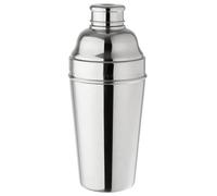 Ensemble shaker à cocktail 3 pièces, mélangeur à cocktail en acier inoxydable de 1,8 L avec passoire intégrée, grand shaker et barman, argenté