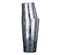 Ensemble shaker pour barman avec surface en métal et ergonomique pour mixer des boissons, gravure, mixeur à cocktail en acier inoxydable poli brillant