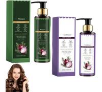 Ensemble shampoing et après-shampoing à l'oignon et au romarin (Mélange)