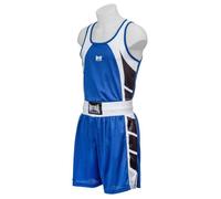 Ensemble short debardeur boxe anglaise adulte bleu New Taille - S S