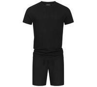 Indicode Ensemble short et t-shirt INGelo pour homme | Short de survêtement et t-shirt en coton mélangé, Noir , XL