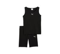 Ensemble short et dÃ©bardeur fille Puma ESS Elevated Noir 16 ans