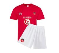 Ensemble short et maillot de foot Tunisie enfant - - Blanc 3-4 ans