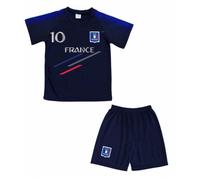 Ensemble short et maillot - France - Bleu marine - Taille 4 à 14 ans - 100% polyester - Garçon 12 ans