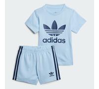 Adidas Shorts Tee Set Unisex Survêtements - Bleu - Taille: 57 - 62 CM - Jersey de coton - Foot Locker Blue 57 - 62 CM