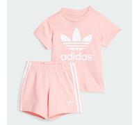 Adidas Shorts Tee Set Unisex Survêtements - Rose - Taille: 63 - 68 CM - Jersey de coton - Foot Locker Pink 63 - 68 CM