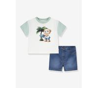 Ensemble short et T-shirt Levi's écru 6M(67CM)