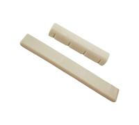 Ensemble sillet et sillet faits à la main pour ukulélé - Coussin de cordes optimisé pour résonance de cordes en acier texturé - Fourche et guitare