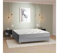 Ensemble Simmons 651 ressorts ensachés + surmatelas intégré SW5 - 180x200 G