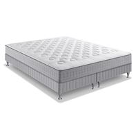 Ensemble simmons sw1 ressorts ensachés 160/2x80x200 Blanc