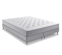 Simmons Ensemble matelas sommier SW1 180x190 (2x90) Hauteur 23 cm Ressorts ensachés Sensoft France
