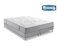 Ensemble simmons sw3 ressorts ensachés 160/2x80x200 Blanc