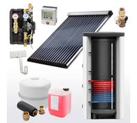Ensemble solaire thermique de 20 m² Réservoir tampon de 1150 l avec échangeur de chaleur solaire