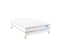 Ensemble sommier et matelas 140x190 cm ressorts ensachés ferme Morning Routine