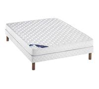Ensemble sommier et matelas 140x190x15 - ELITE MATTRESS COMPANY - A lattes - Equilibré - Mousse