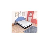 ensemble sommier et matelas - paris - 140 x 190 - ressorts - sommier a lattes